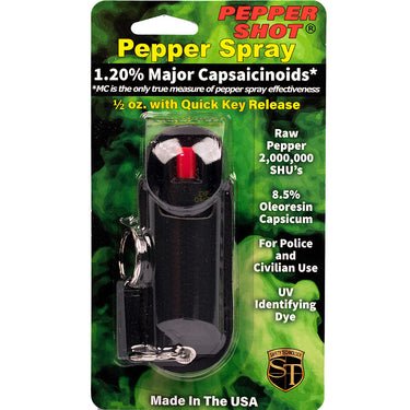 Pepper Shot 1.2% MC 1/2 Oz Halo Holster